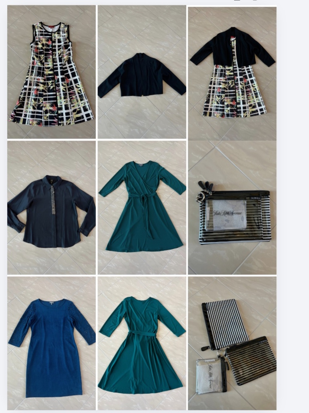 Saks Fifth Avenue, Neiman Marcus size M, 8, 6 women's BARGAIN LOT